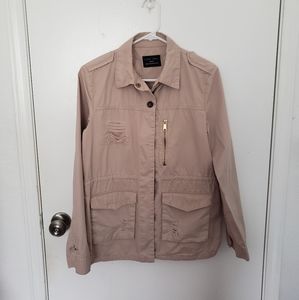 Forever 21 Dusty Rose Utility Jacket